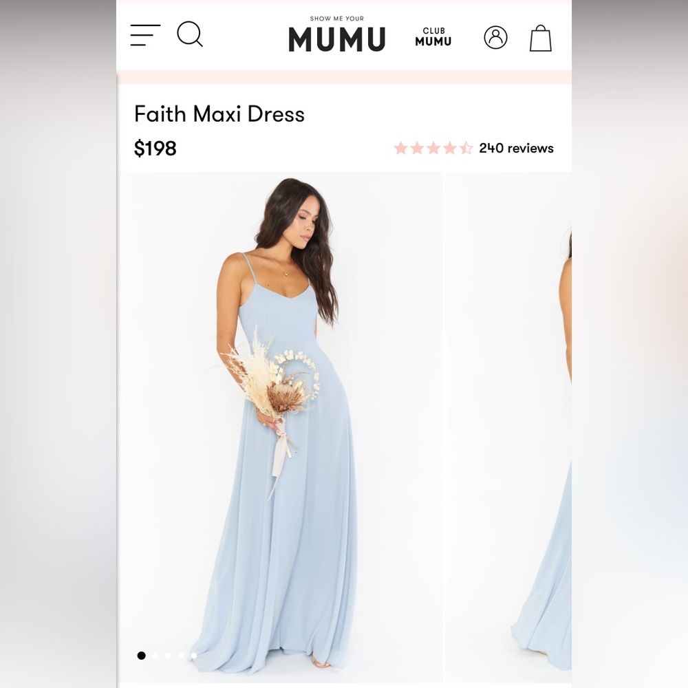 Show Me Your Mumu - Faith Maxi Dress steel blue